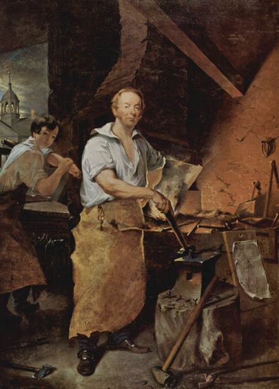 Portrait of Pat Lyon at the Forge 