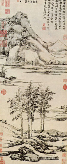Trees in a River Valley in Yü-shan 