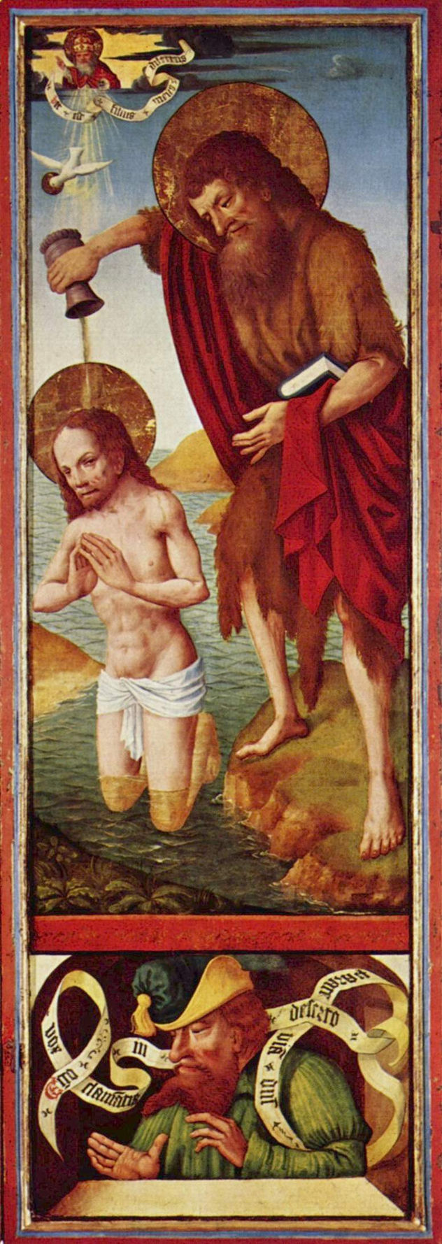 Altar of Johannes de los Schonenfahrer, right outer wing, upper scene