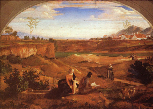 Holy Family with the Boy John in a Landscape 