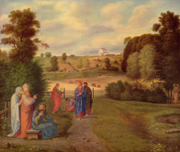 Jesus with his disciples