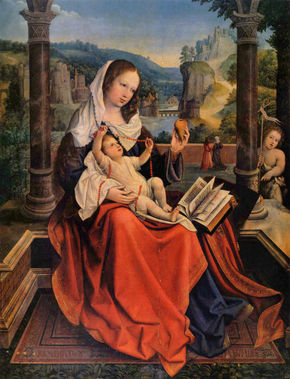 María con niño