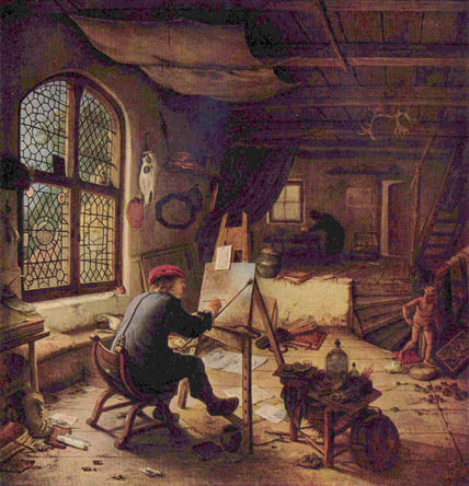El pintor en su...