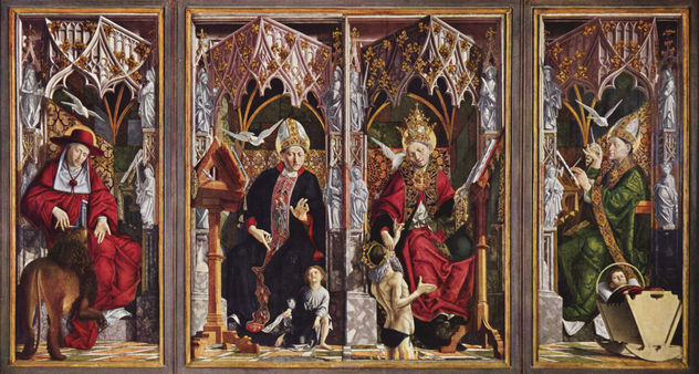 Altar of the Fathers of the Church, general view