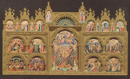 Polyptych with the...
