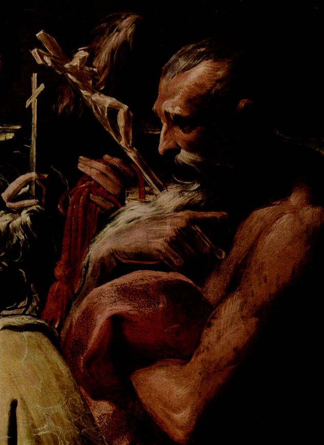 Madonna with Saint Margaret, Saint Peter, Saint Jerome, and Saint Michael, Detail