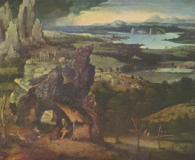 Hl. Hieronymus in einer Landschaft