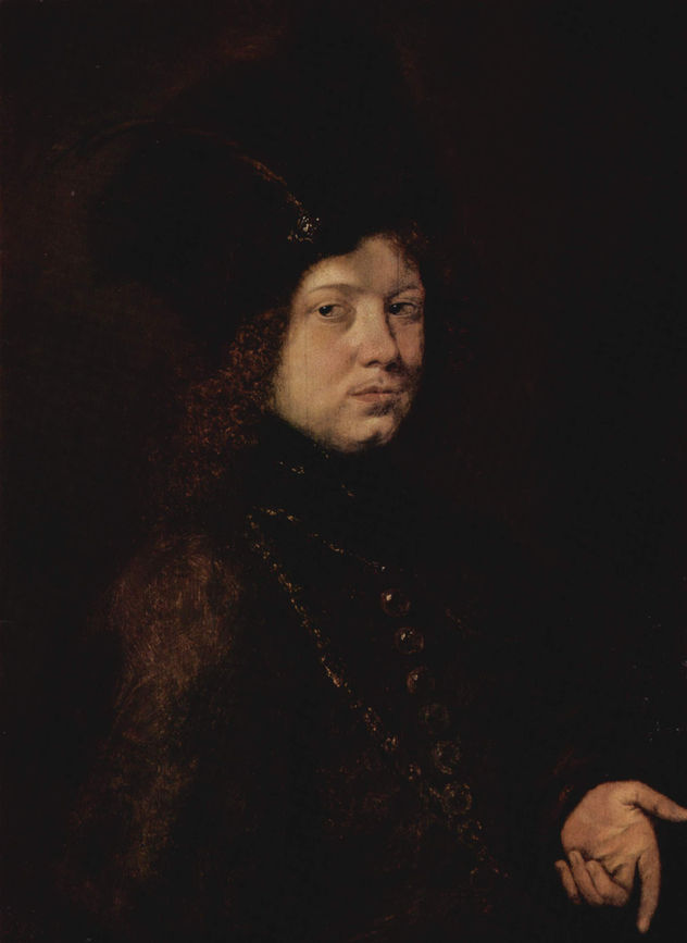 Portrait of a Young Man with a Fur Hat
