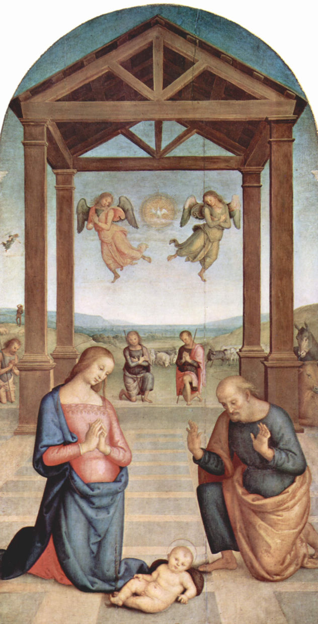 Altar de San Agustín, escena