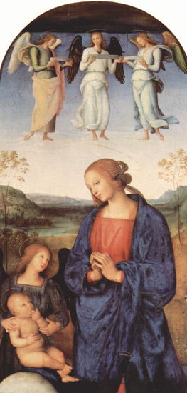 Altarpiece of the Certosa of Pavia, central panel, scene 