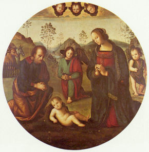 Birth of Christ, Tondo