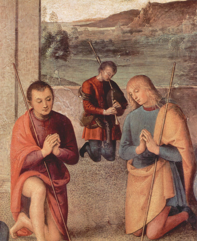 Frescos de la Sala de Audiencia en el Colegio del Cambio en Perugia, escena