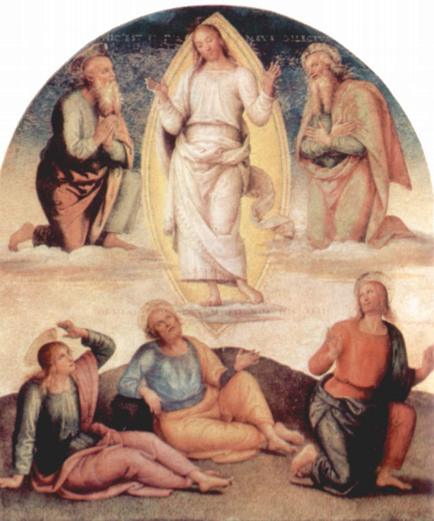 Frescos de la Sala de Audiencia en el Colegio del Cambio en Perugia, escena