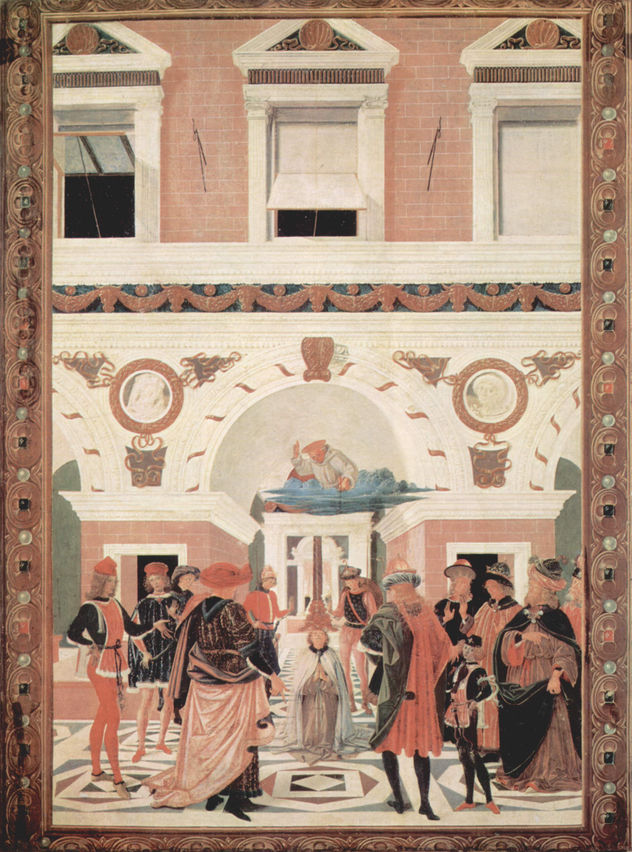 Ciclo de pinturas sobre los milagros de San Bernardo, escena