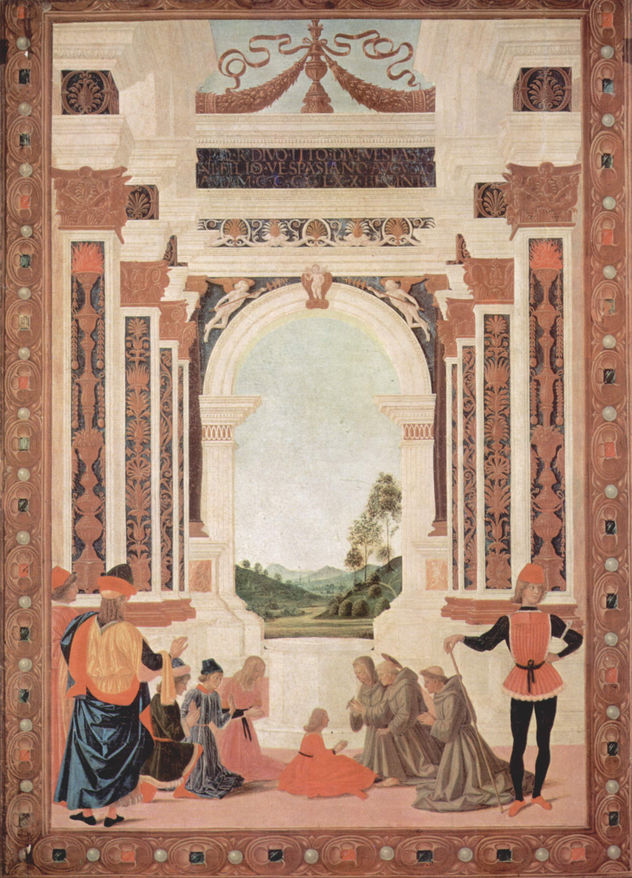 Ciclo de pinturas sobre los milagros de San Bernardo, escena