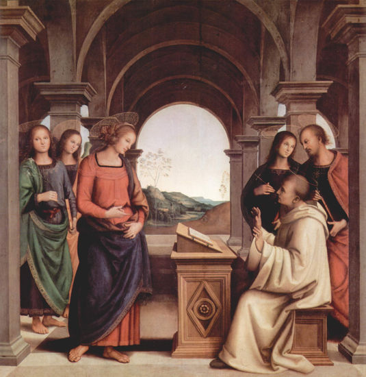 Vision of Saint Bernard, scene 