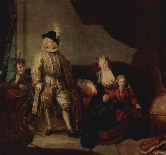 Familienporträt del Barón von Erlach