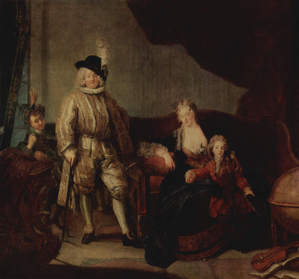 Family Portrait of Baron von Erlach 