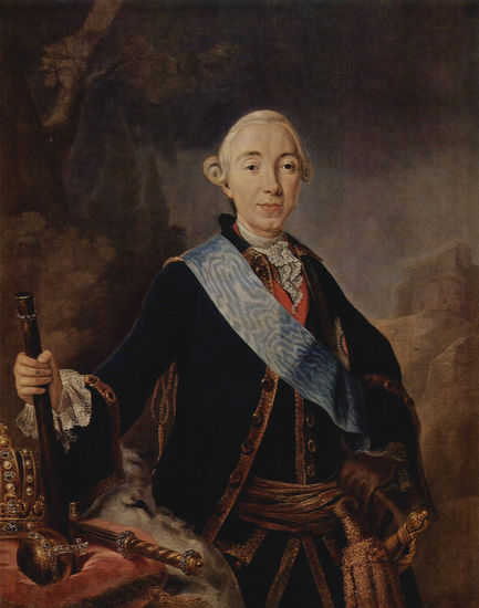 Portrait of the Russian Emperor Peter III. 