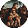 Madonna with Saint John the Baptist, Tondo