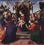 Mystical Marriage of Saint Catherine of Alexandria, scene