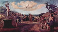 Myth of Prometheus, series of five paintings