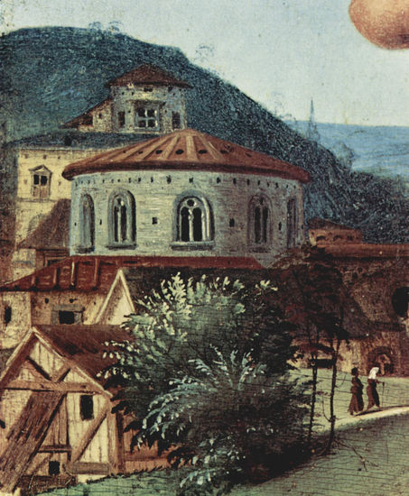 Porträt des Francesco Giamberti, Detail 