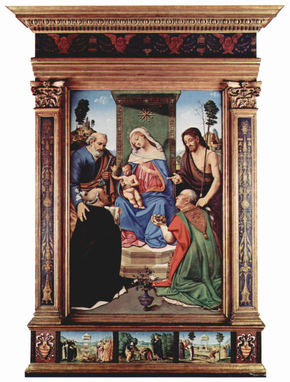 Pugliese Altar, scene