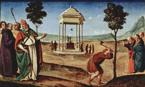 Pugliese Altar, scene