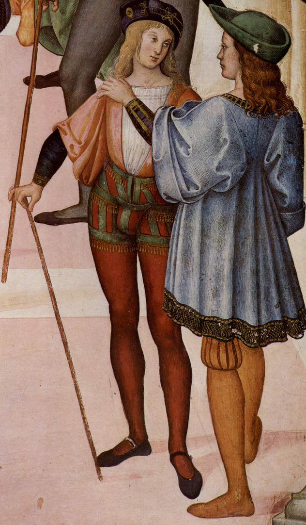 Ciclo de frescos sobre la vida y las acciones de Enea Silvio Piccolomini, Papa Pío II, en la biblioteca de la catedral de Siena, escena.