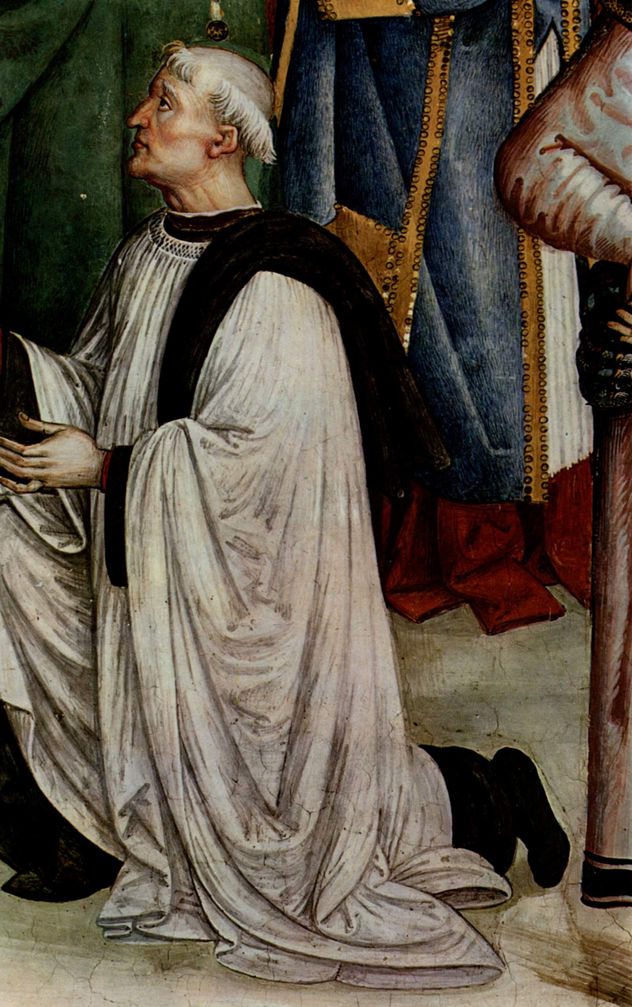 Ciclo de frescos sobre la vida y las acciones de Enea Silvio Piccolomini, Papa Pío II, en la biblioteca de la catedral de Siena, escena.