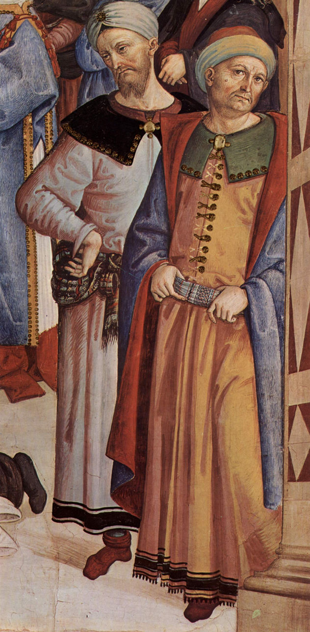 Ciclo de frescos sobre la vida y las acciones de Enea Silvio Piccolomini, Papa Pío II, en la biblioteca de la catedral de Siena, escena.