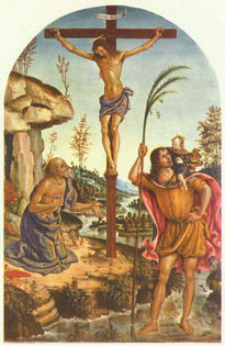 Crucifixión con San...