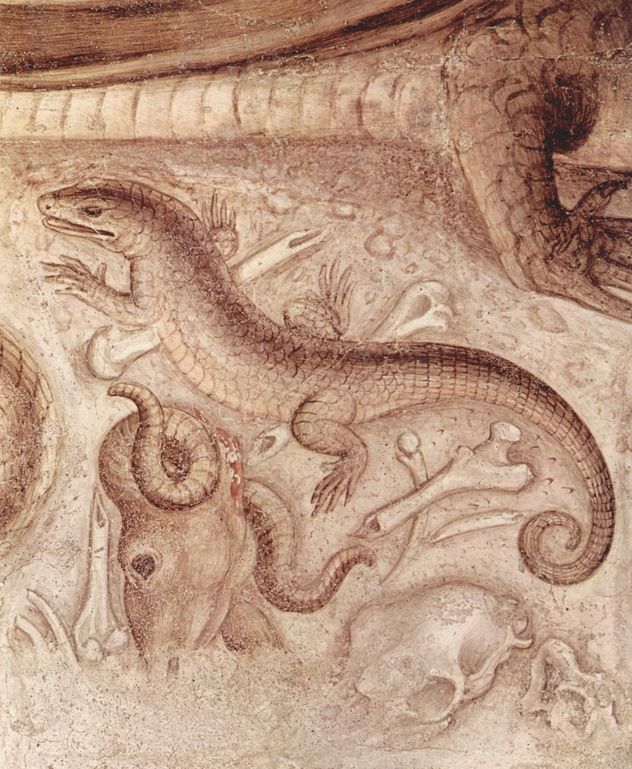 Frescos en Sant' Anastasia en Verona, escena