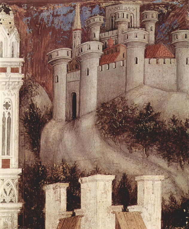 Frescos en Sant' Anastasia en Verona, escena