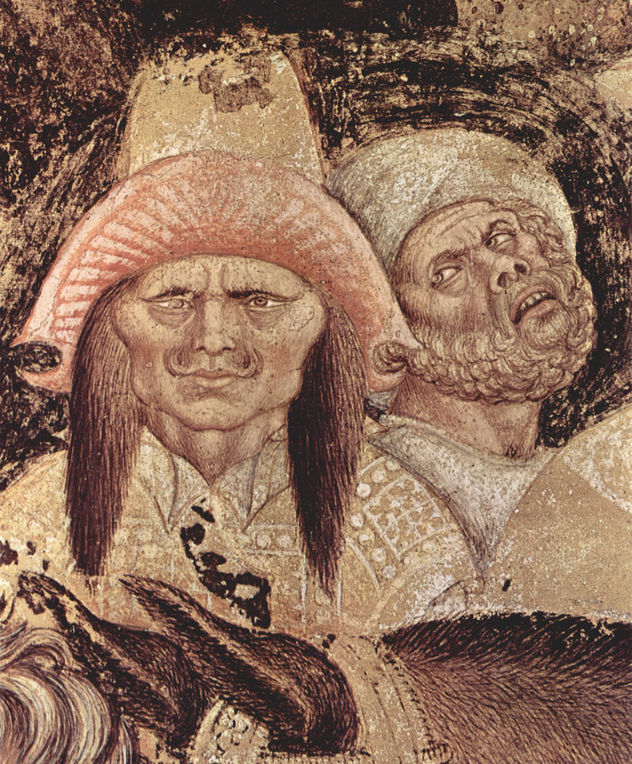 Frescos en Sant' Anastasia en Verona, escena