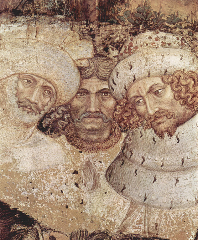 Frescos en Sant' Anastasia en Verona, escena