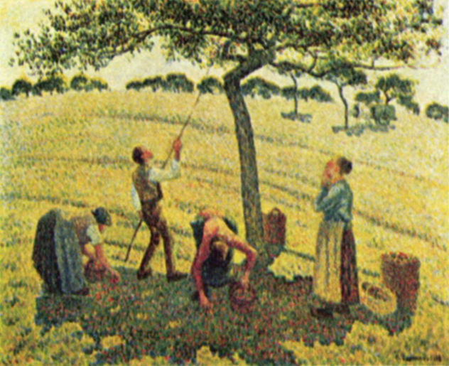 Apple Picking at Eragny