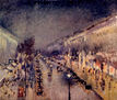 Boulevard Montmartre de noche