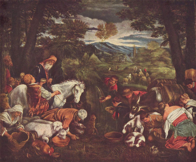 Moses Strikes Water from the Rock