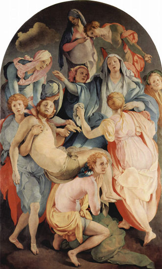 Altarpiece of the Capponi Chapel in Santa Felicita in Florence, Scene 