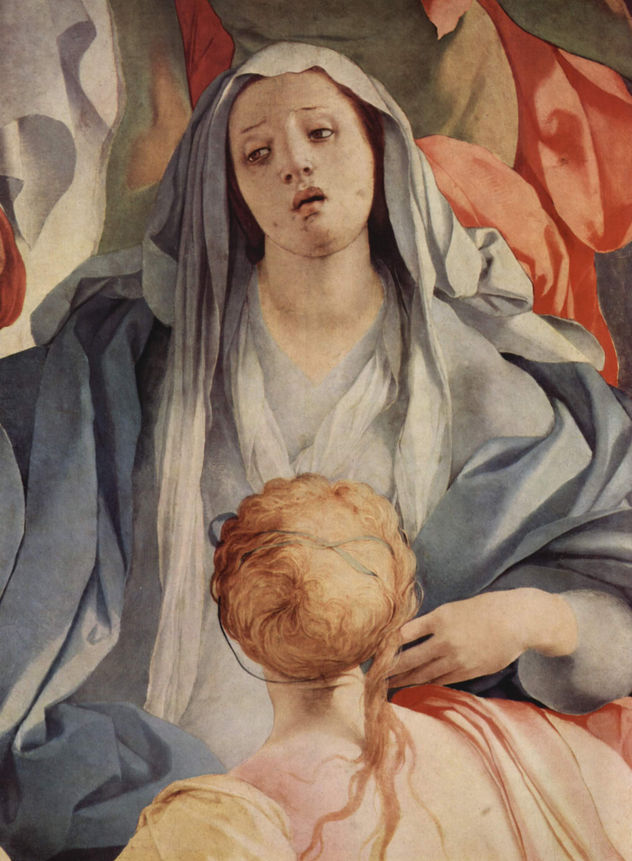 Altarpiece of the Capponi Chapel in Santa Felicita in Florence, scene