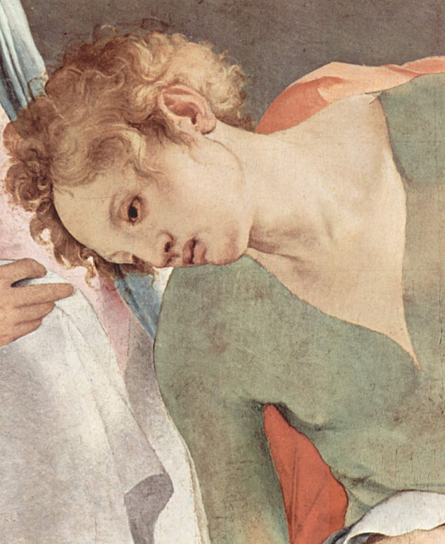 Altargemälde der Capponi-Kapelle in Santa Felicita in Florenz, Szene