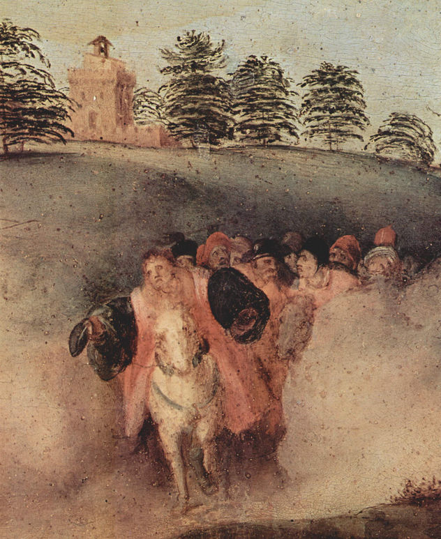 Adoración de los Reyes Magos, Detalle