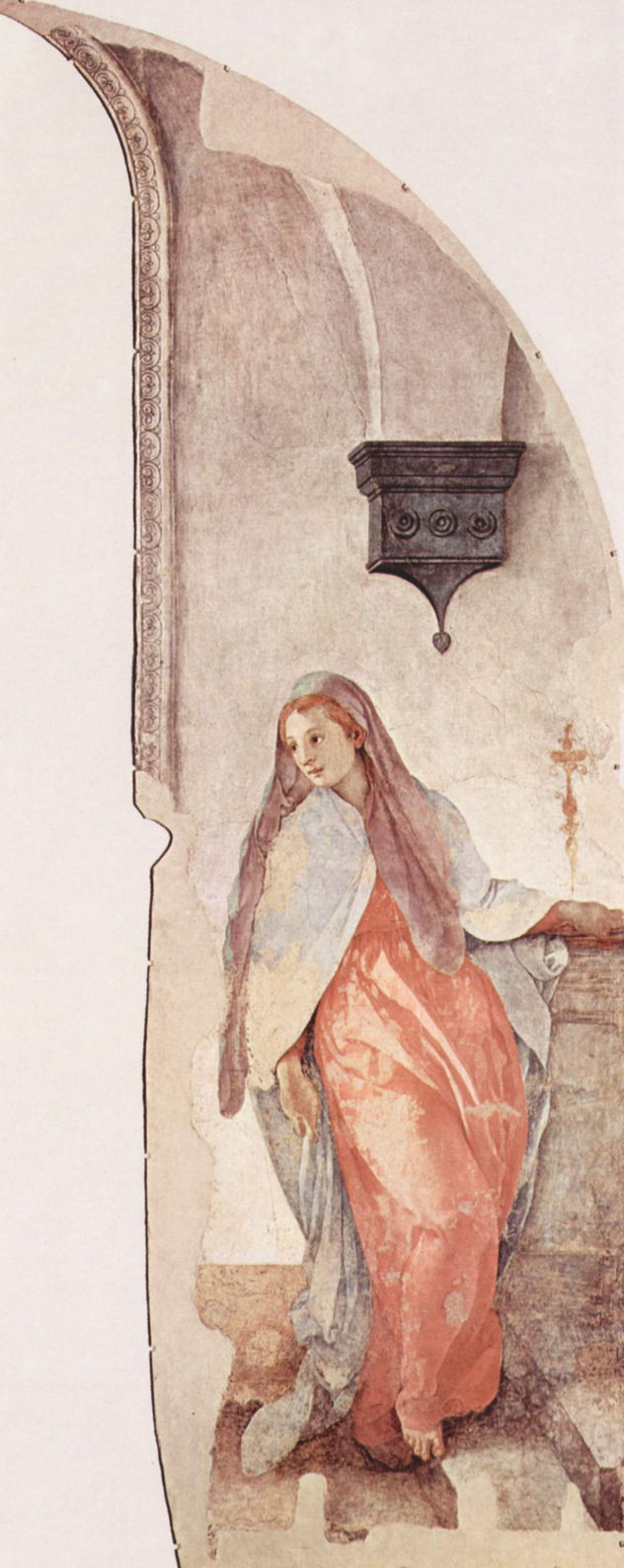 Frescos de la Capilla Cappioni en Santa Felicita en Florencia, escena