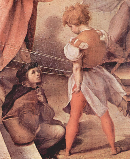 Painting for the nuptial room of Pier Francesco Borgherini in the family palace in Florence, scene. 