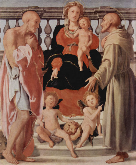 Madonna with Saint Francis and Saint Jerome 