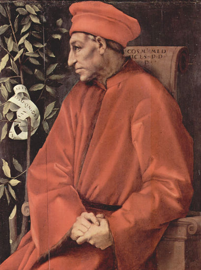 Portrait of Cosimo Il Vecchio de' Medici 