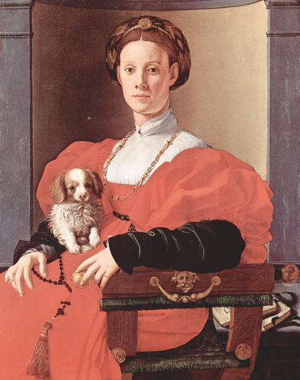 Portrait of a Lady in a Red Dress 