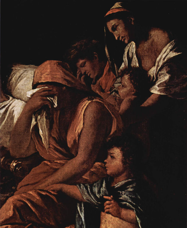 The Death of Germanicus, Detail